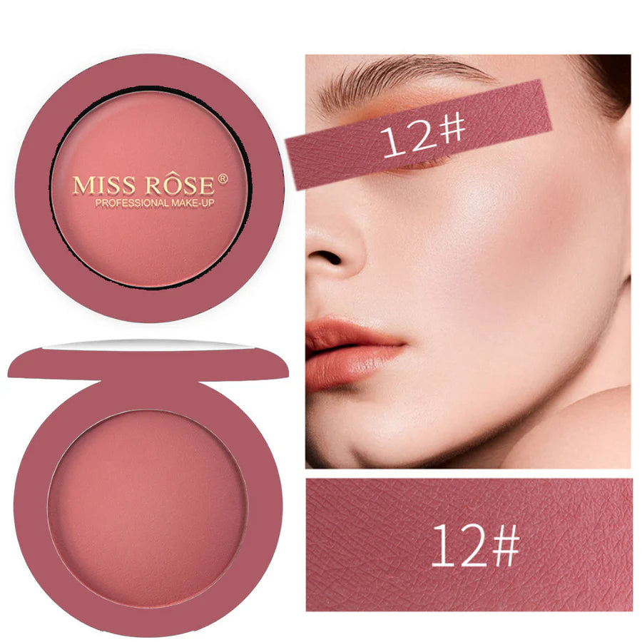 Miss Rose Matte Blush | Long Lasting Soft Matte Face Blush