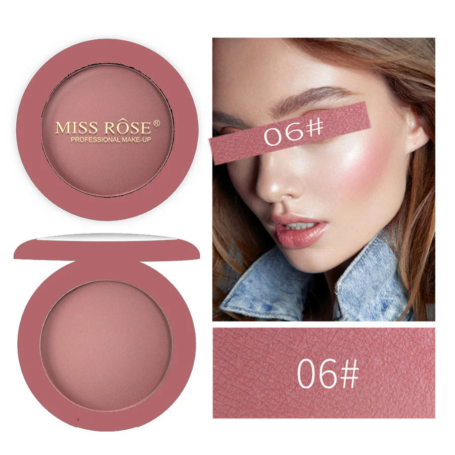 Miss Rose Matte Blush | Long Lasting Soft Matte Face Blush