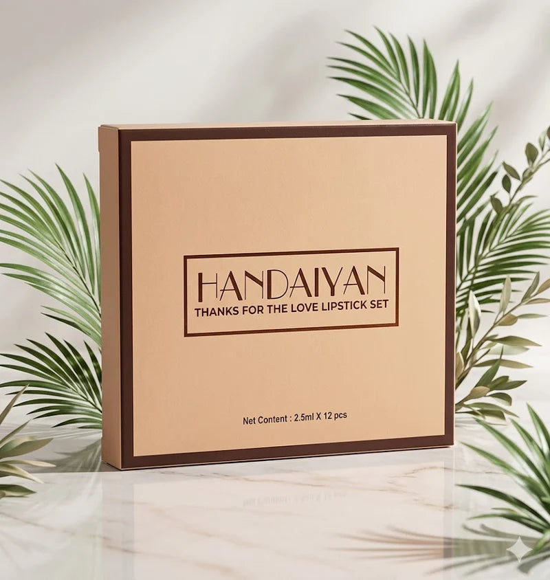 HANDAIYAN "Thanks for the Love" 12-Piece Matte Lipstick Set