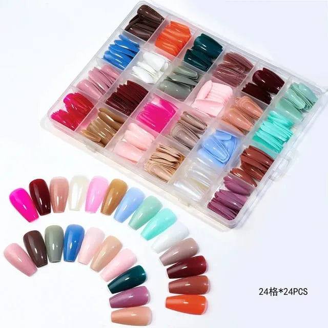 **Miss Beauty 576/288PCS Artificial Nail Tips Box**