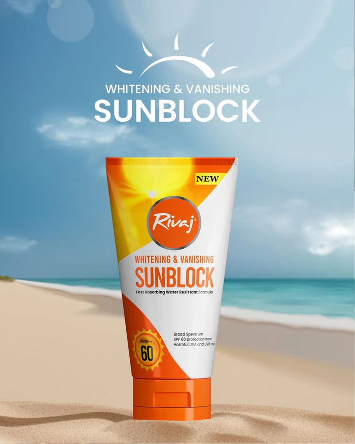 **Rivaj UK High Protection Whitening Sunblock 100ml**