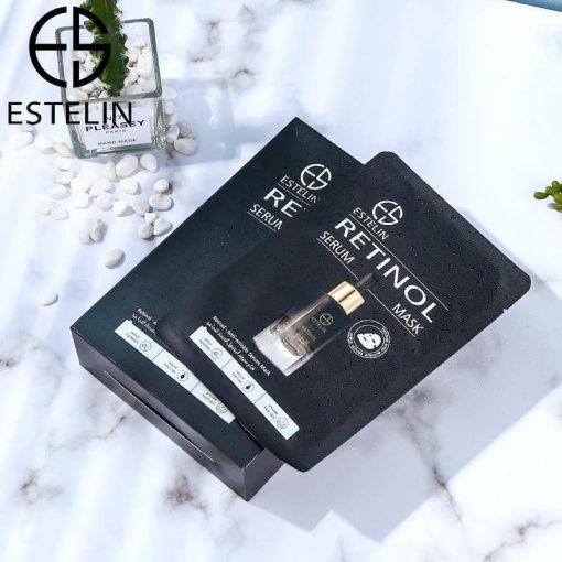 **ESTELIN ES0046 Retinol Anti-Wrinkle Serum Mask Sheet 25ml**