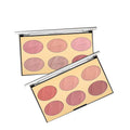 **Miss Rose 6 Color Oval Blush Palette**