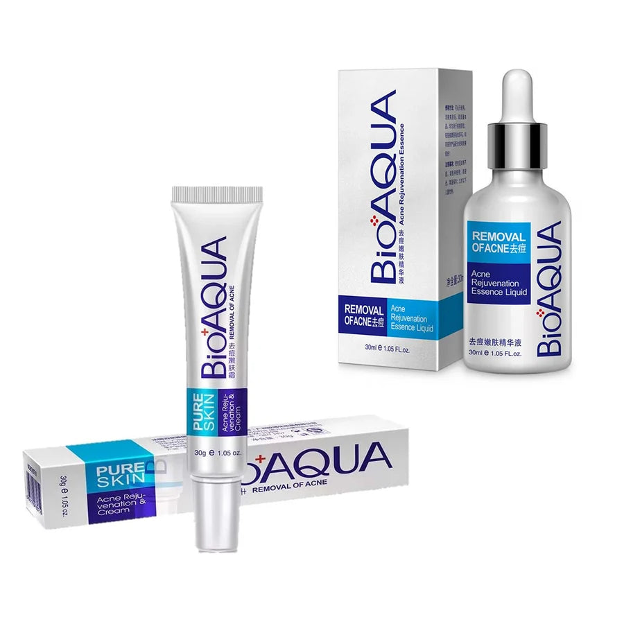 **BIOAQUA BQY0726 Acne Treatment Skincare Set (2PCS)**