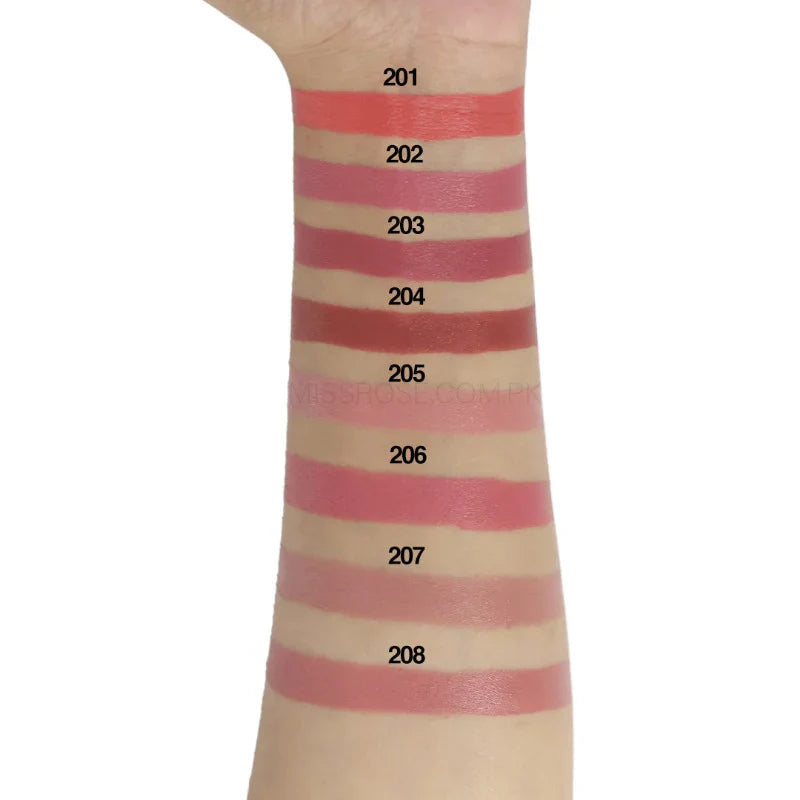 Miss Rose Pack of 06 Double Accurate Matte Lipstick