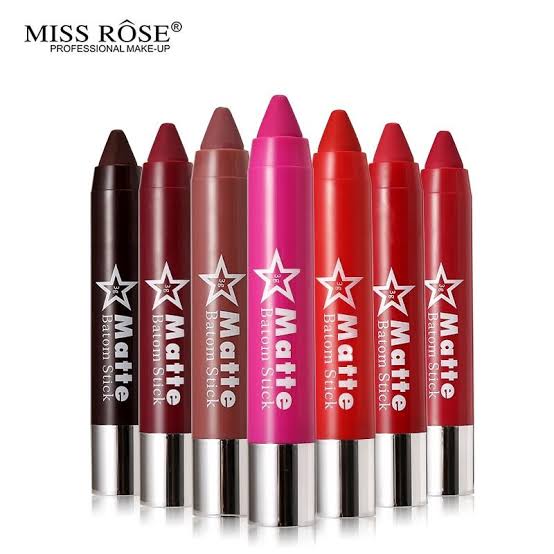 **Miss Rose 6PCS Chubby Lip Crayon Set**