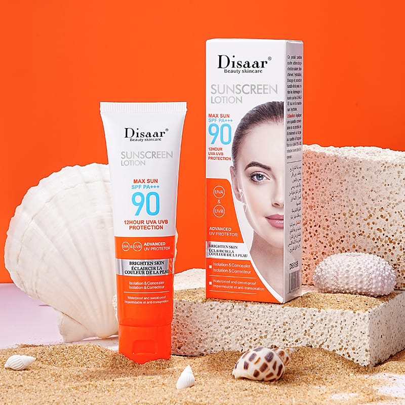 Disaar Sunscreen Lotion SPF 90 PA+++ - 12 Hour UVA/UVB Protection