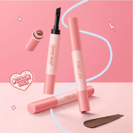 PINKFLASH Brow Styling Wax – Waterproof Eyebrow Fixer & Soap Brow | Clear Setting Gel for Fluffy, Laminated Look
