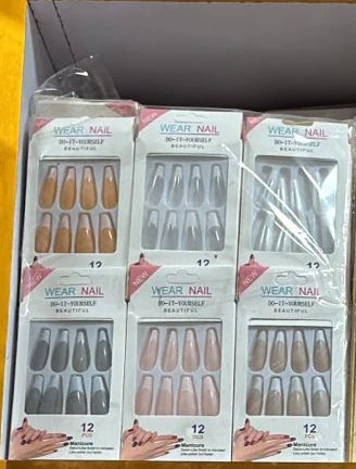 Instant Baddie Nails | 12pc "Wear Nail" DIY Press-On Kit Artifical Nail 1box*12pcs
