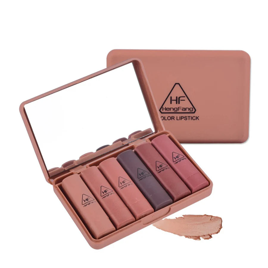 **HENG FANG Matte Waterproof Lipstick Set**