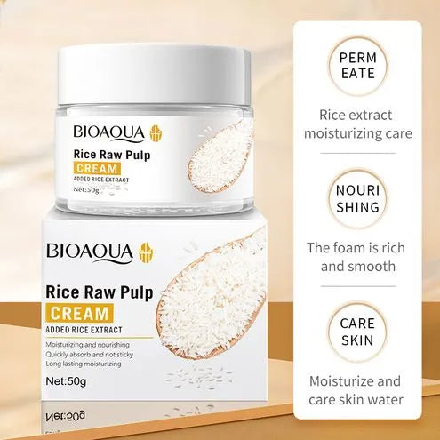 **BIOAQUA Rice Raw Pulp Moisturizing Face Cream 50g**