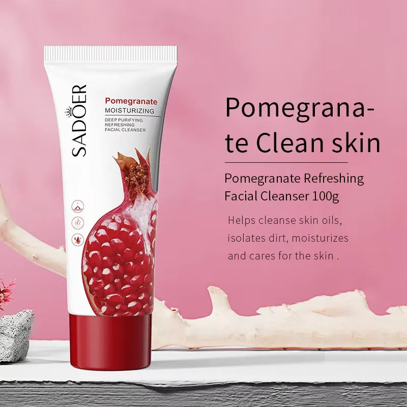**SADOER SD36520 Pomegranate Moisturizing Facial Cleanser 100g**