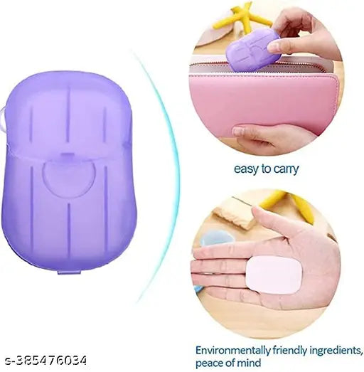 **Mini Portable Travel Soap Paper Sheets**