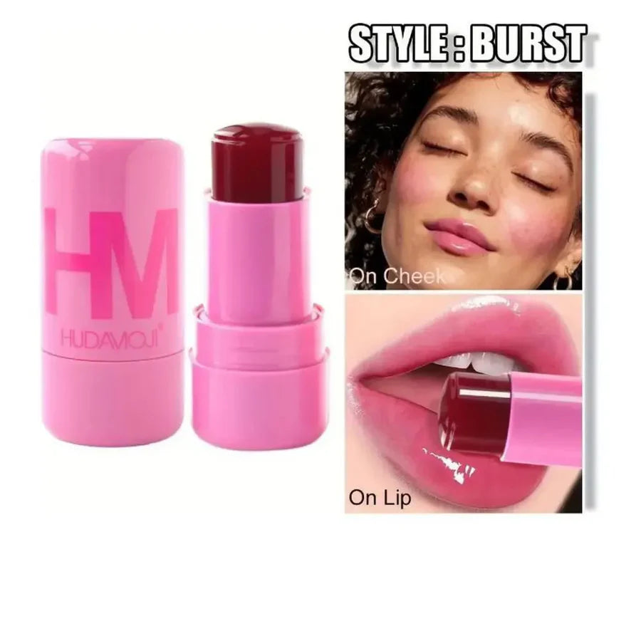 **Makeup Revolution Jelly Blush Stick – Lip & Cheek Stain**