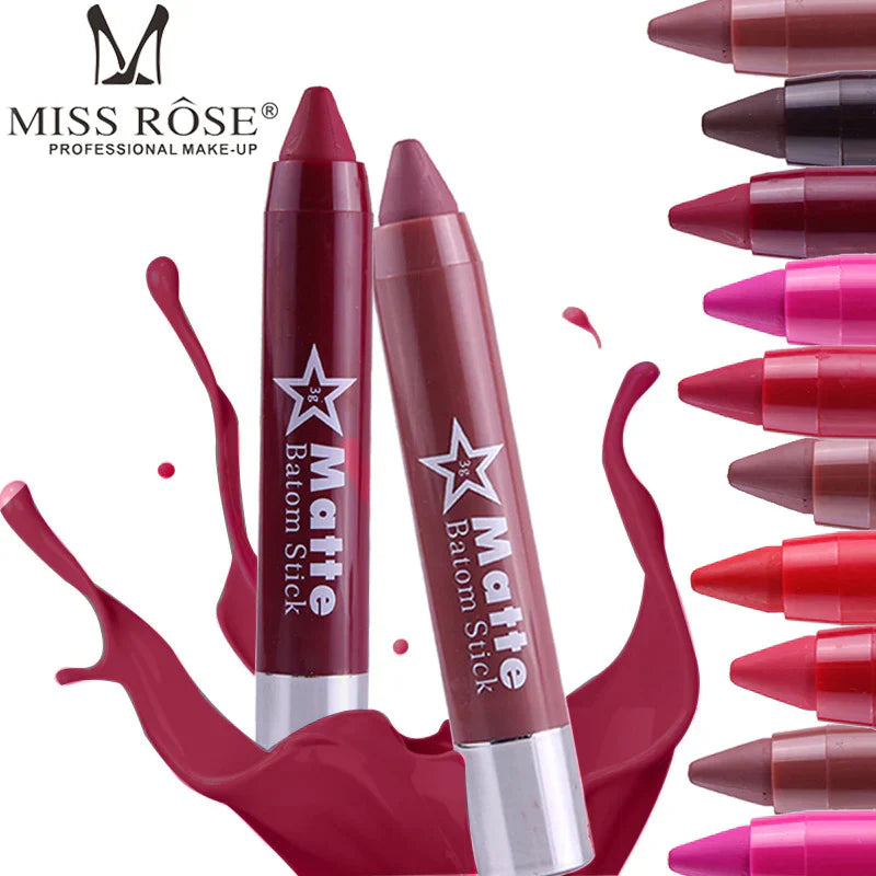 **Miss Rose 6PCS Chubby Lip Crayon Set**