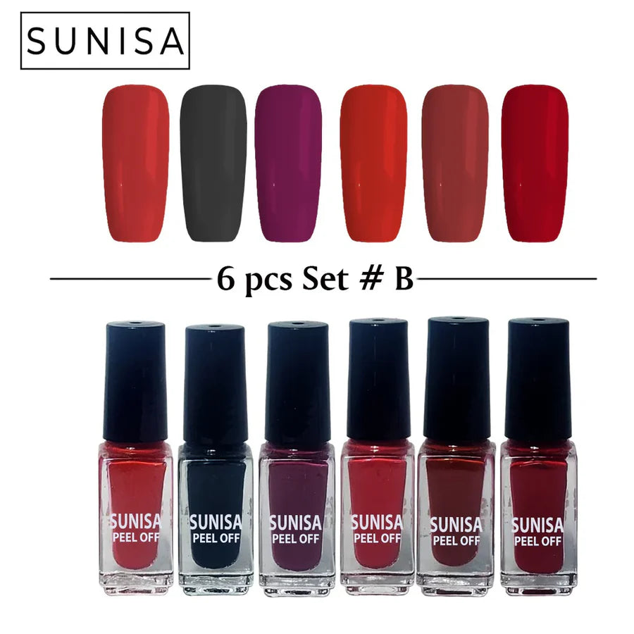 6PCS Nail Care Deal Set | Artificial Nails, Polish, Glue & Accessories
