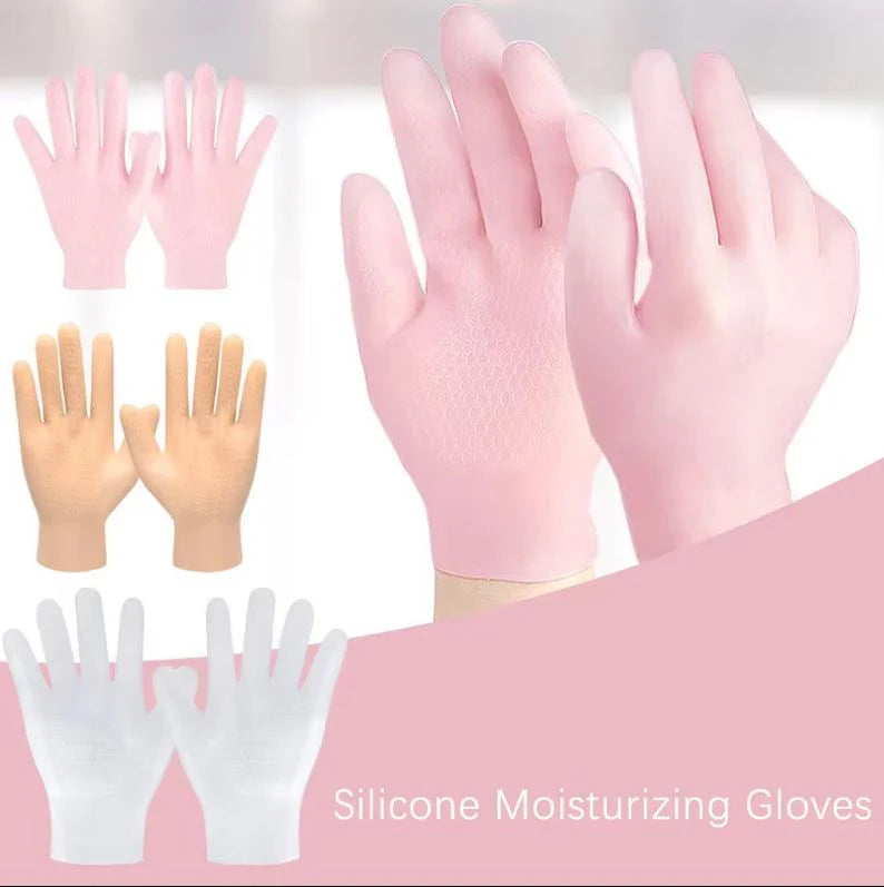 **Reusable Silicone Moisturizing Foot Care Socks (2 Pairs)**
