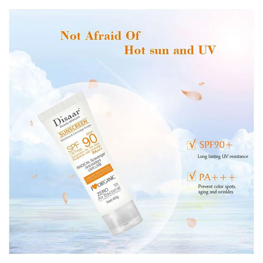 **DISAAR DS313-2 SPF 90 Oil Control Sunscreen Cream 40g**