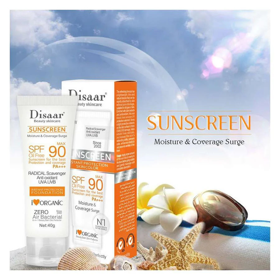 **DISAAR DS313-2 SPF 90 Oil Control Sunscreen Cream 40g**