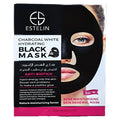 ESTELIN Charcoal White Hydrating Black Mask ES0017 25g*5pcs