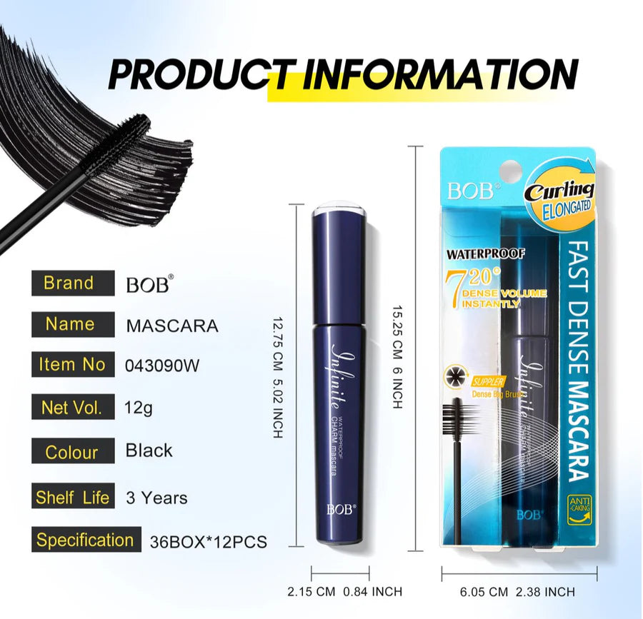 **BOB 720 Waterproof Curl Lash Mascara**