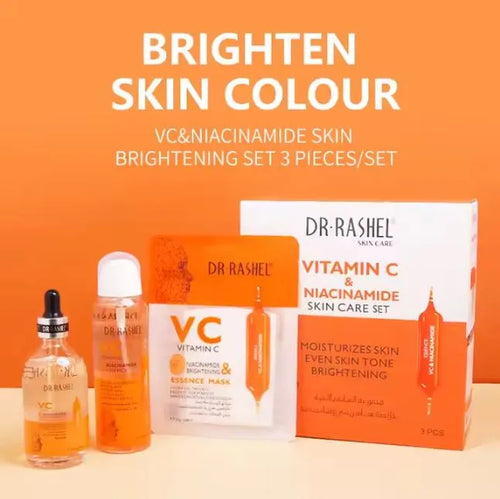 **Dr.Rashel Vitamin C & Niacinamide Brightening Facial Set (3PCS) DRL-1748**