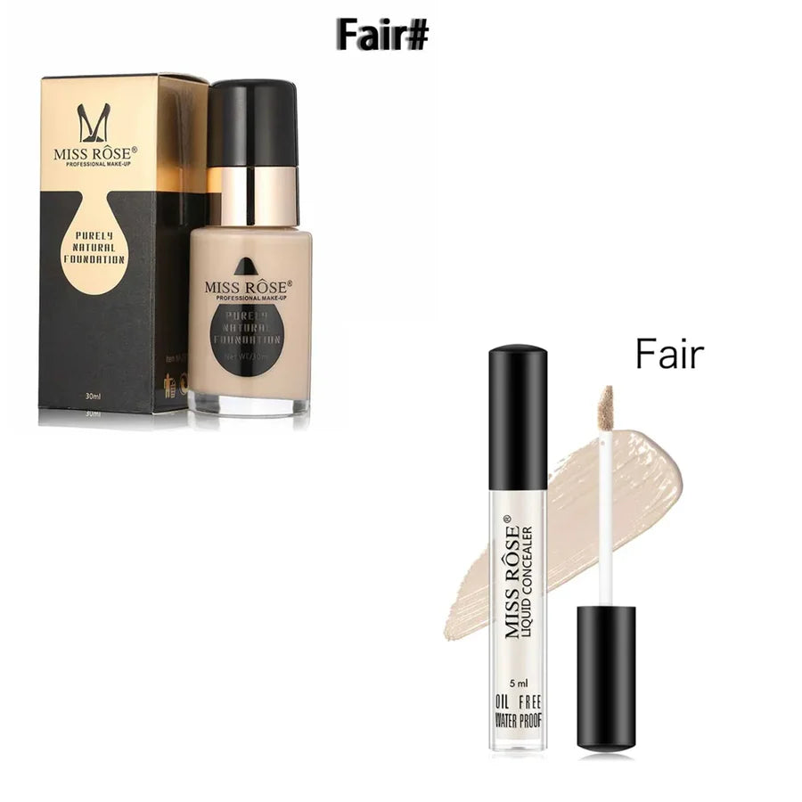 **Miss Rose Foundation & Concealer 2PCS Set**