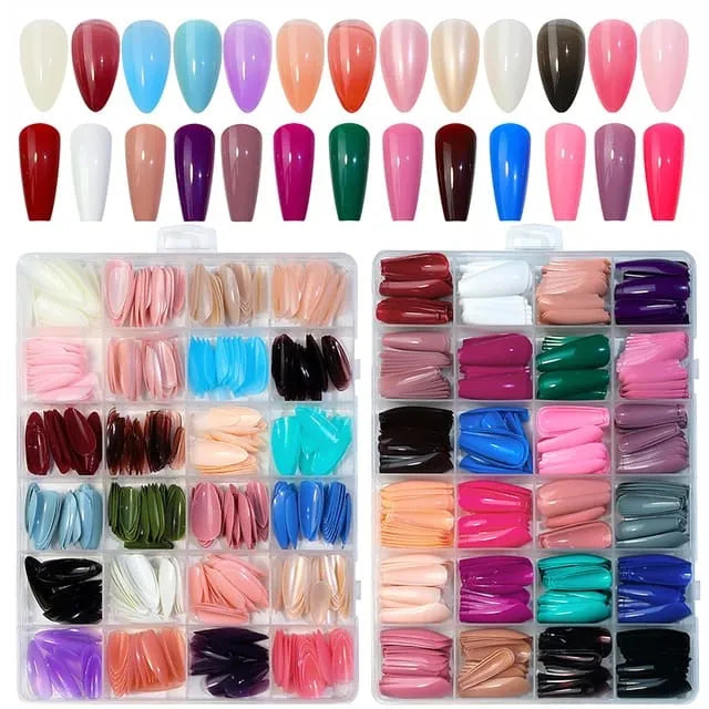 **Miss Beauty 576/288PCS Artificial Nail Tips Box**