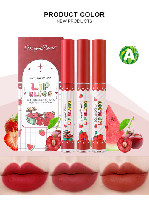 **Dragon Ranee Velvet Matte Lipstick Set (3PCS)**