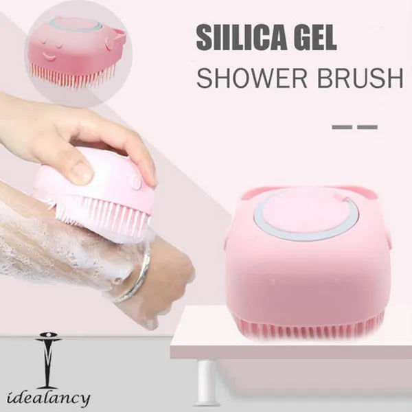 **Silicone Bath Body Brush with Soap Dispenser**