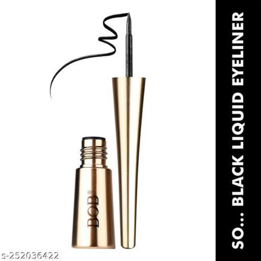 BOB So Black Liquid Eyeliner 4ml | Waterproof Long Lasting