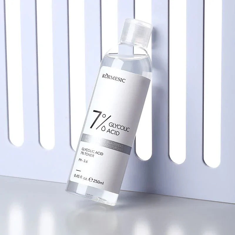 KORMESIC 7% Glycolic Acid Blackhead Remover Face Firming Moisturizing Toner - 250ml