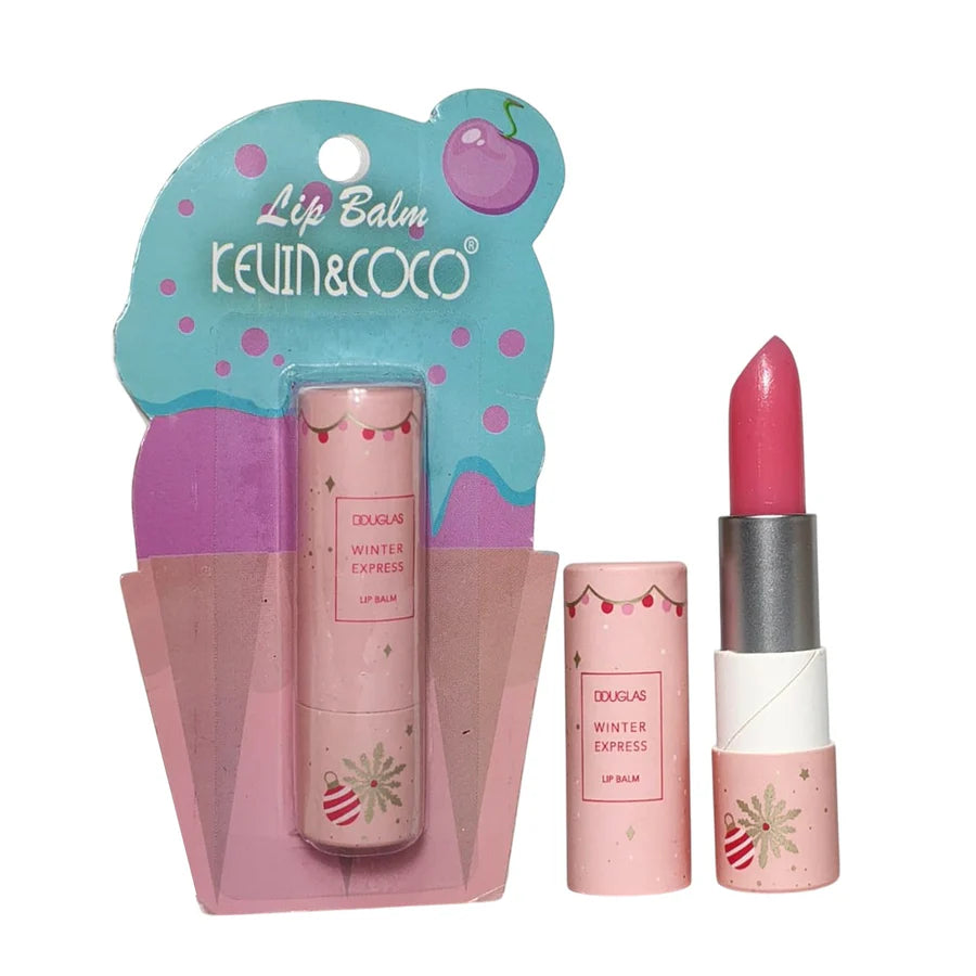 Kevin & Coco Strawberry Lip Balm for Girls | Pink Color Changing Balm