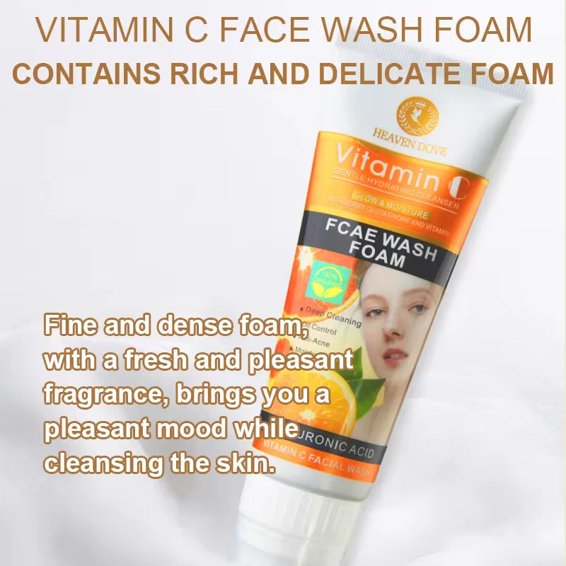 **Heaven Dove Vitamin C Glow Moisture Face Wash 120g**
