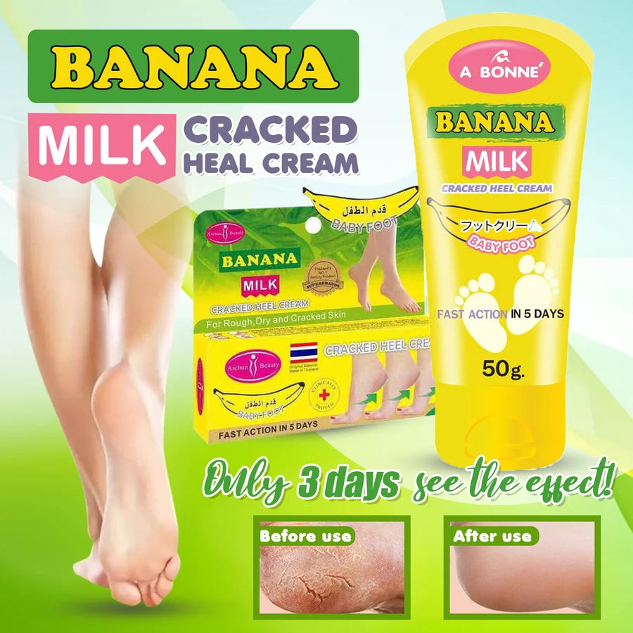 **Aichun Beauty AC229-1 Banana Milk Cracked Heel Repair Cream**