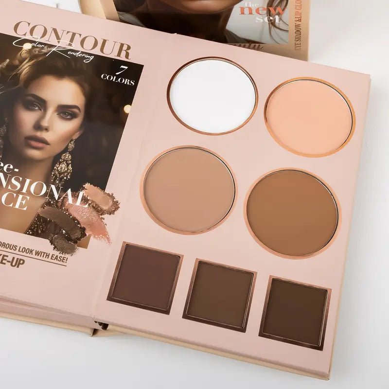 URATM 5 Pages All-in-One Makeup Book Palette | Eyeshadow & Lip Gloss