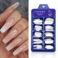 100PCS Round Full Cover Artificial Nail Tips