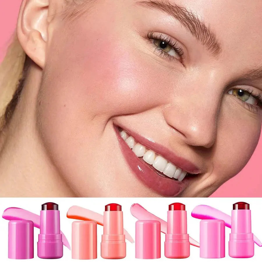 **Makeup Revolution Jelly Blush Stick – Lip & Cheek Stain**