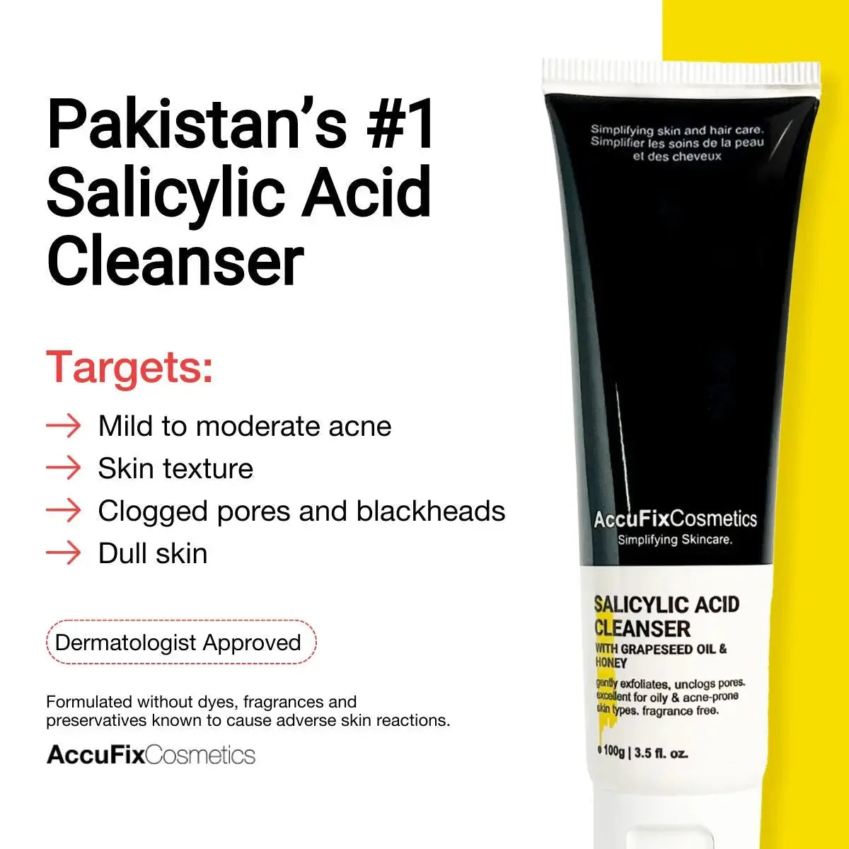 **AccuFix Salicylic Acid Cleanser**
