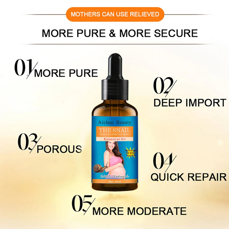 **Aichun Beauty Snail Stretch Mark Essential Oil**