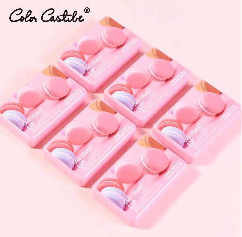 Color Castle 6PCS Velvet Waterproof Lip Gloss Set