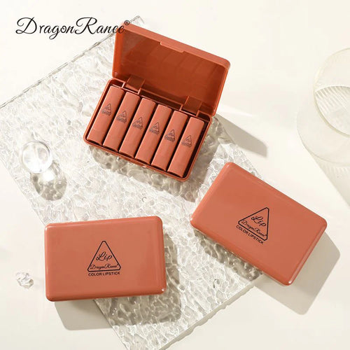 **Dragon Ranee Velvet Lipstick Set (6PCS)**