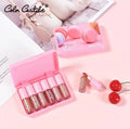 Color Castle 6PCS Velvet Waterproof Lip Gloss Set