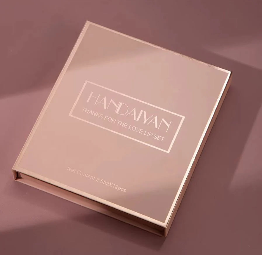 Handiyan 12 Pcs Lip Gloss Gift Set