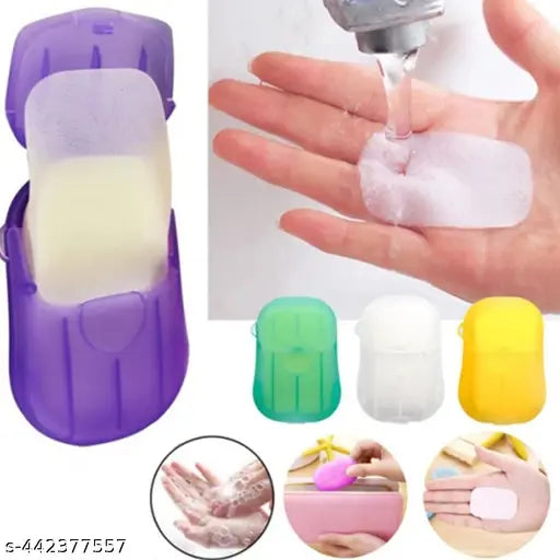 **Mini Portable Travel Soap Paper Sheets**