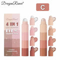 **DRAGON RANEE 4-in-1 Eyeshadow & Highlighter Pencil Set (8 Colors)**