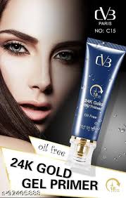 CVB 24K Gold Gel Primer for Pores Minimization, Anti-Ageing Oil- (30ml)