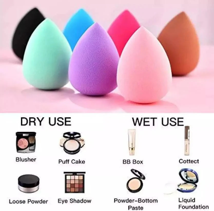 **Beautious 6PCS Makeup Sponge Beauty Blender Set**
