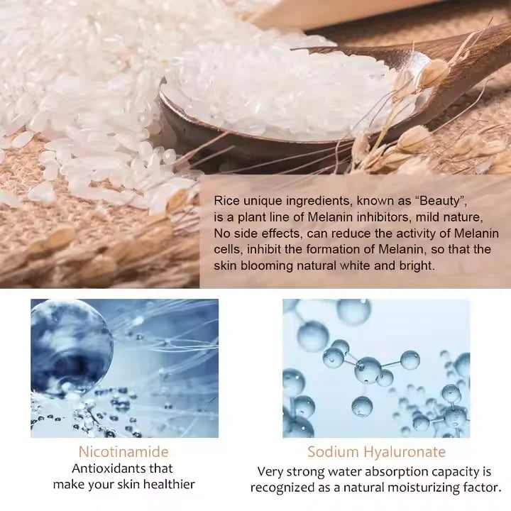 **Aichun Beauty Organic Rice Skincare Set (5PCS)**