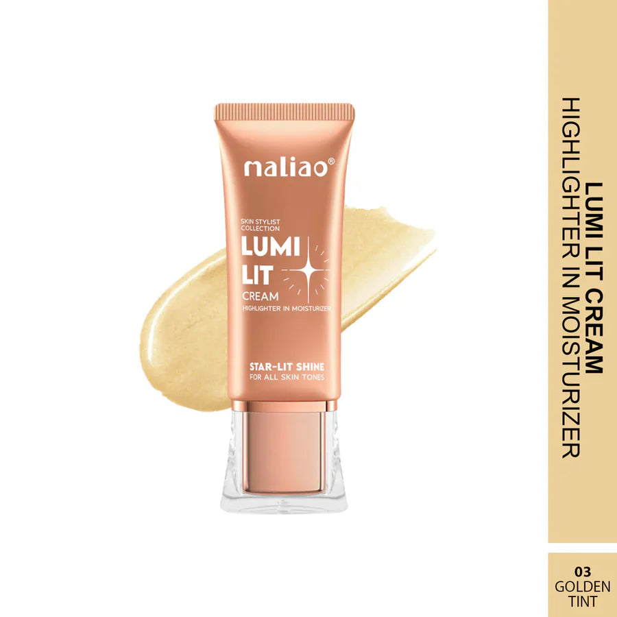 Maliao Lumi Lit Cream Highlighter and Moisturizer - Star Lit Shine for Radiant Glow